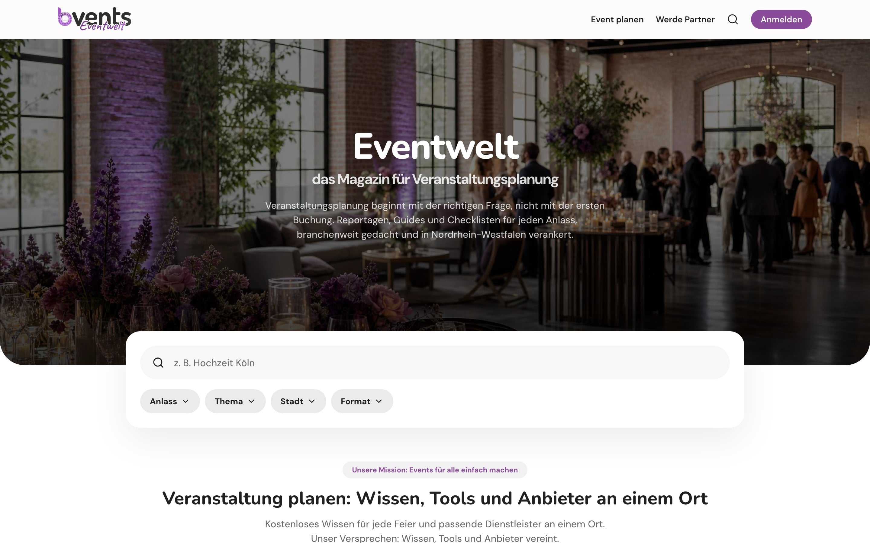 Magazin Eventwelt
