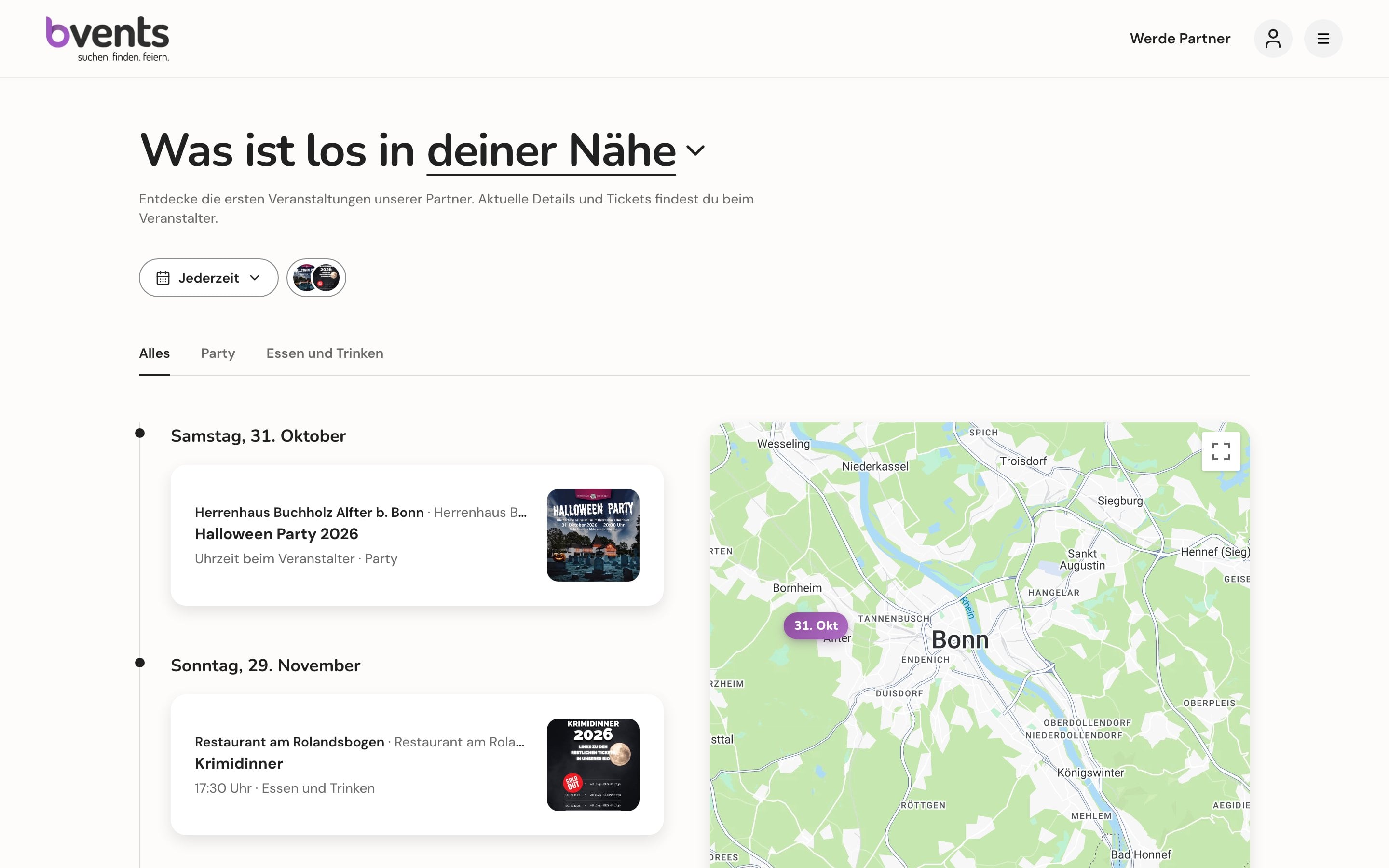 Veranstaltungskalender