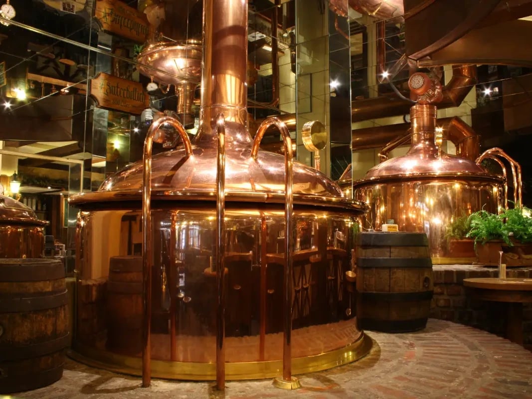 Brauerei Kessel Holzfass Lager