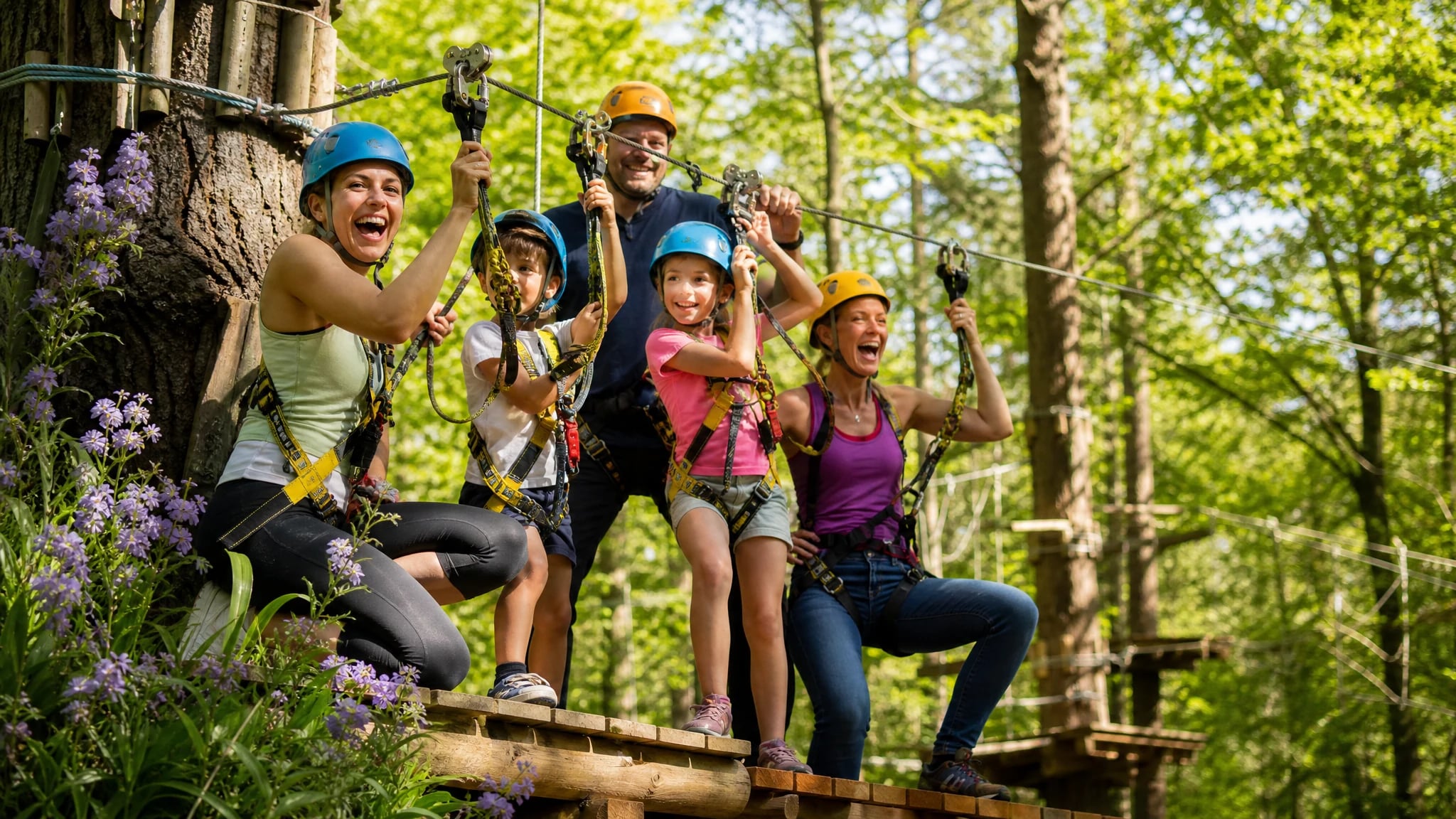 Kletterpark: Wo Adrenalin auf Wipfelhöhe trifft