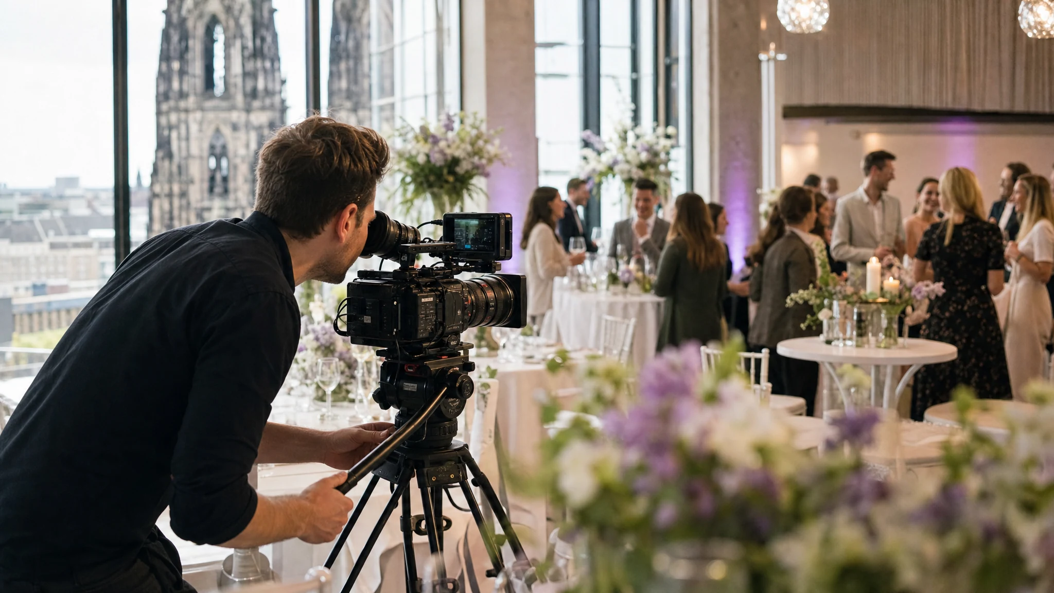 Videograf Köln finden: 7 Profile, die Hochzeiten, Imagefilme und Reels in der Domstadt prägen