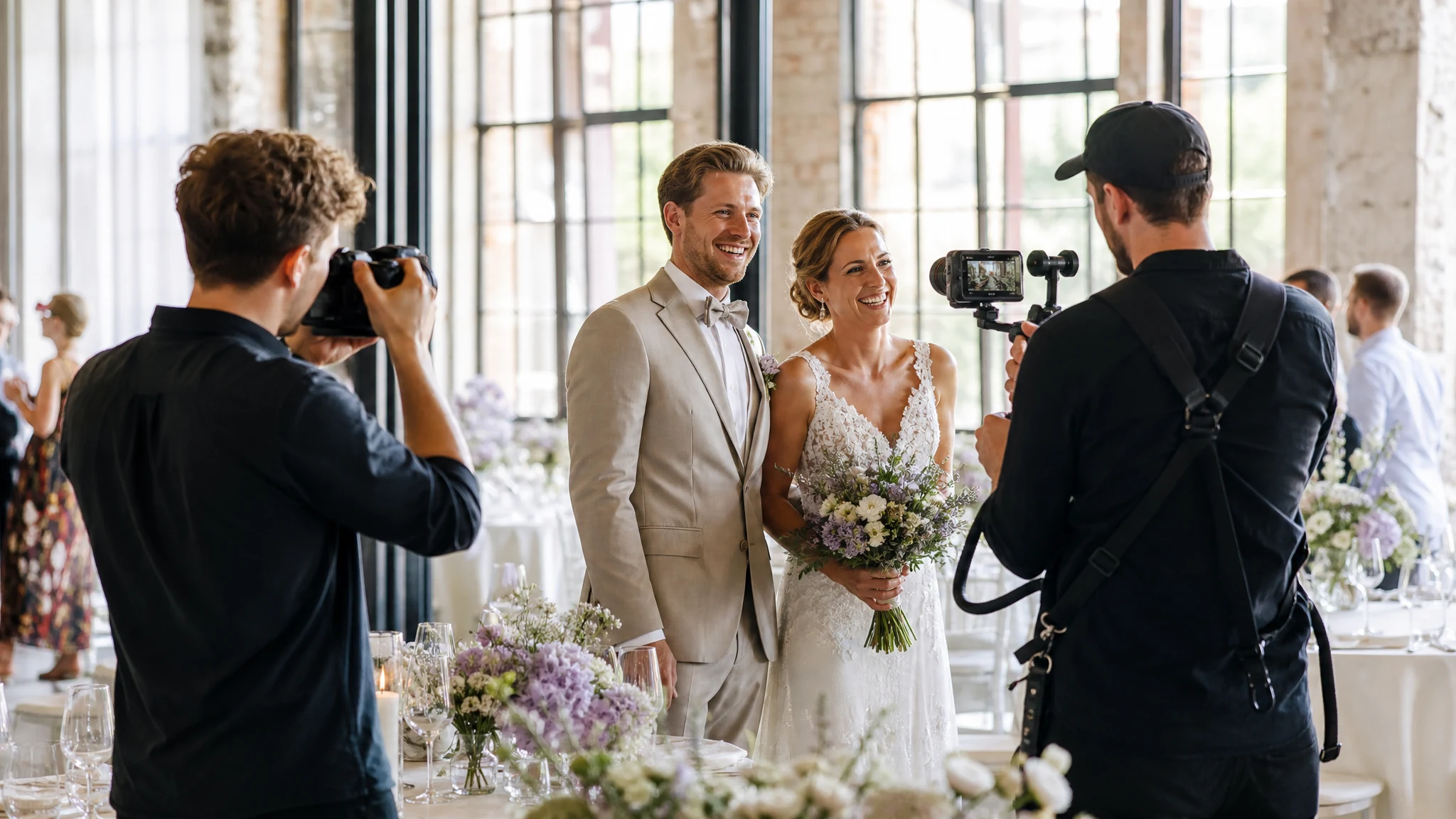 Fotograf und Videograf Hochzeit Kosten - Was Fotograf und Videograf für die Hochzeit kosten - und wann sich das Kombipaket lohnt