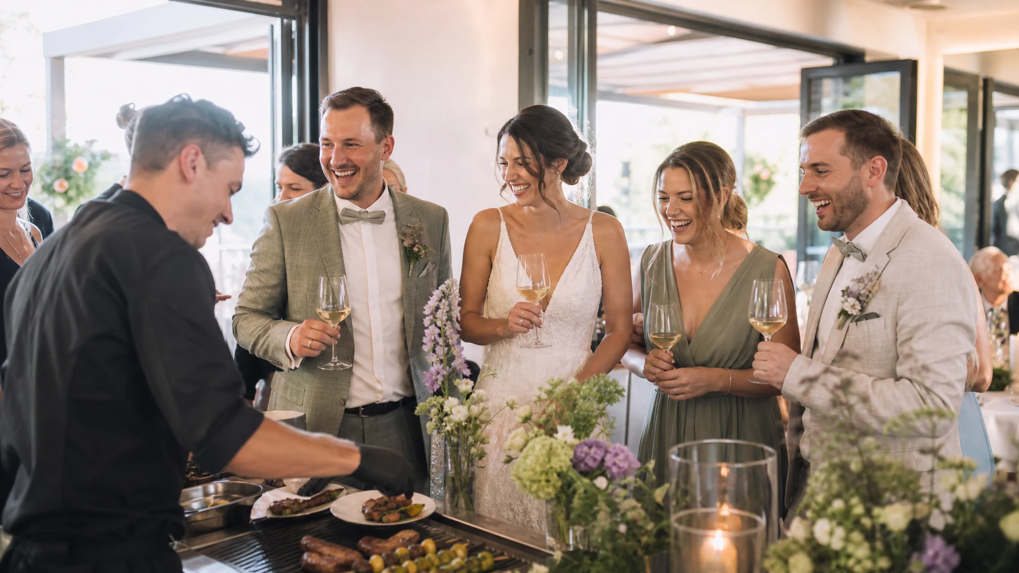 Grill Catering Hochzeit: Wenn das Feuer die Show stiehlt