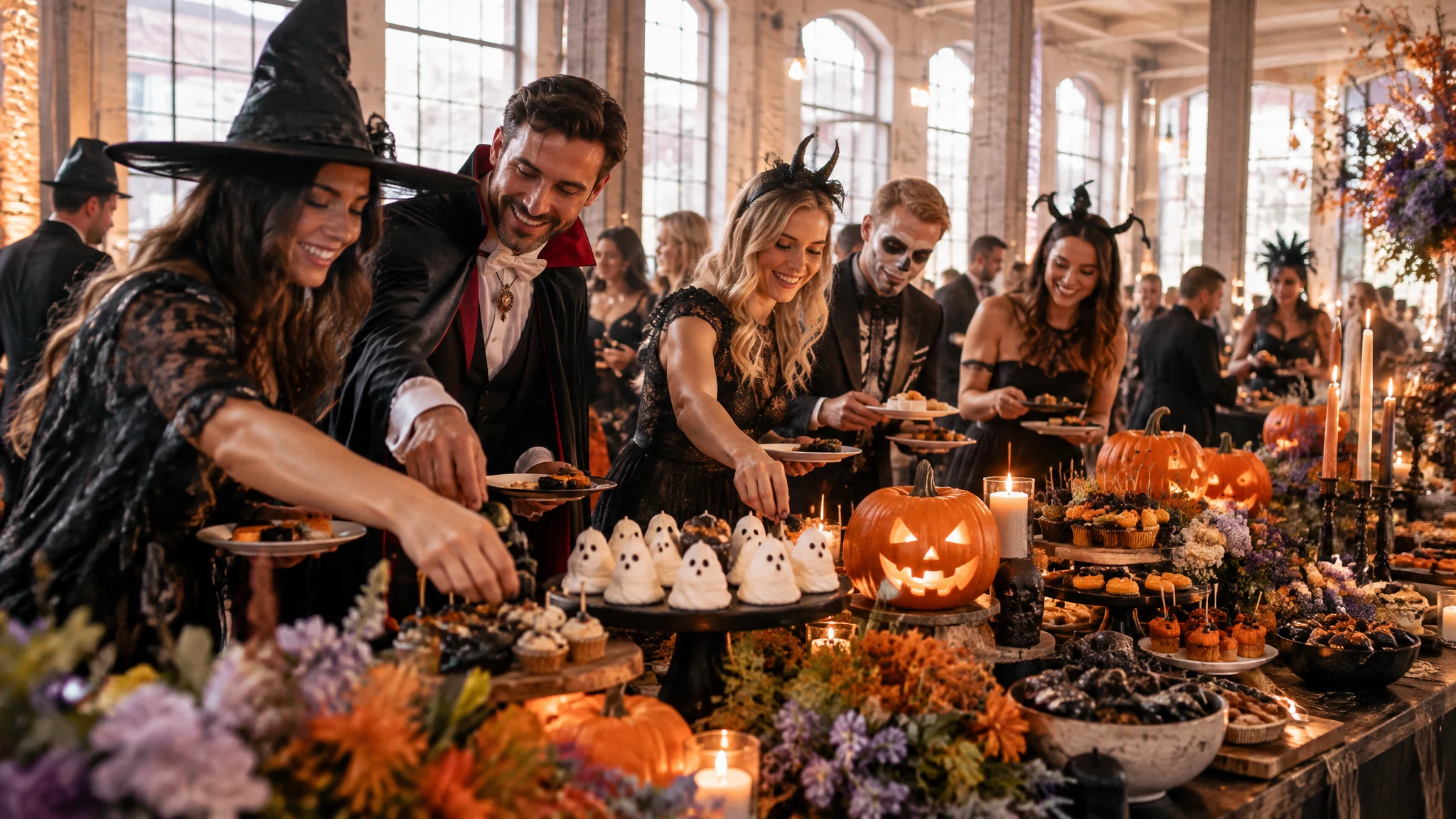 Halloween Buffet - Halloween-Buffet: Gruselig lecker von der ersten Gänsehaut bis zum letzten Happen