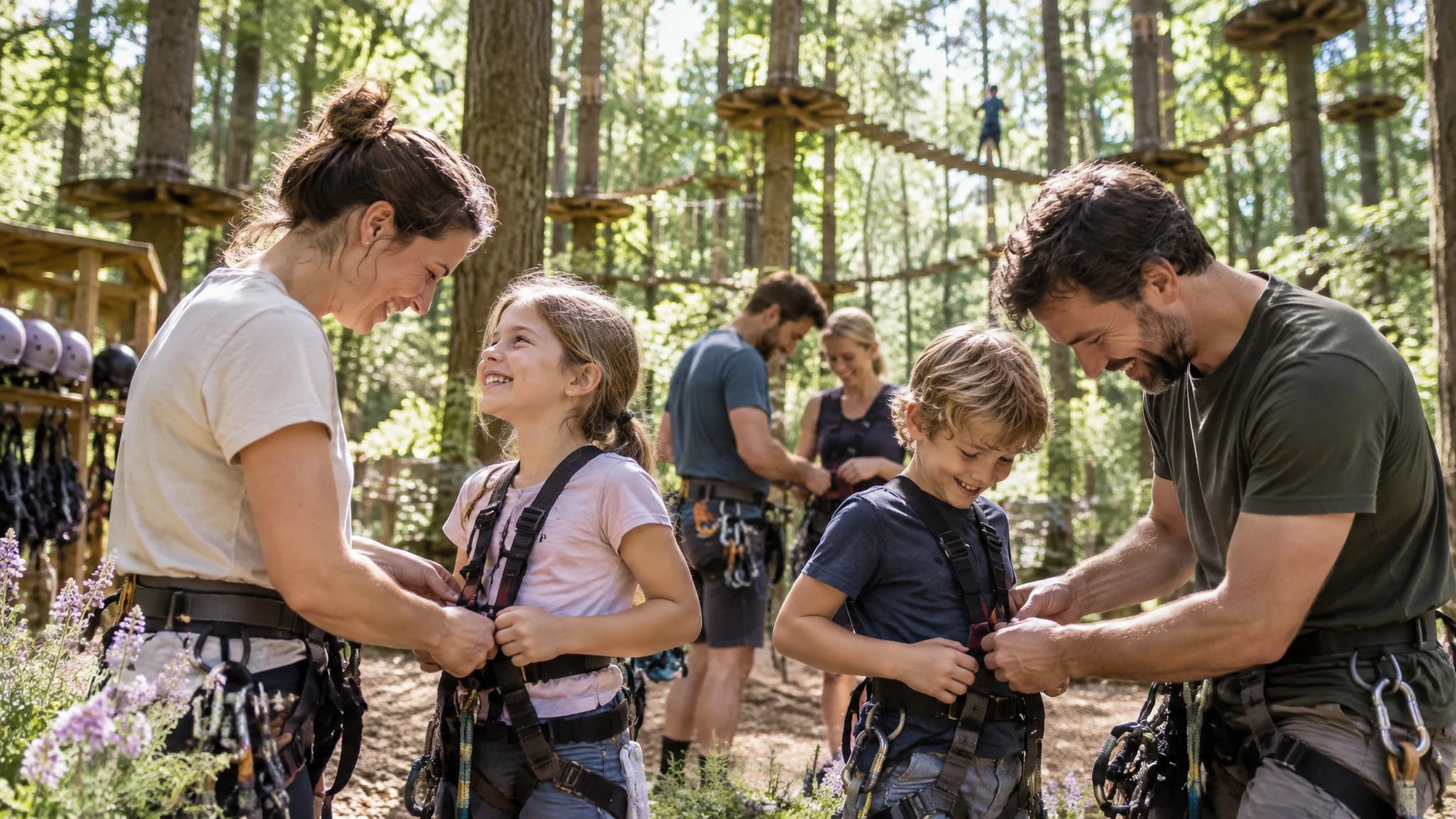 Kletterwald in der Nähe finden: Zwei Geschichten, ein Ziel