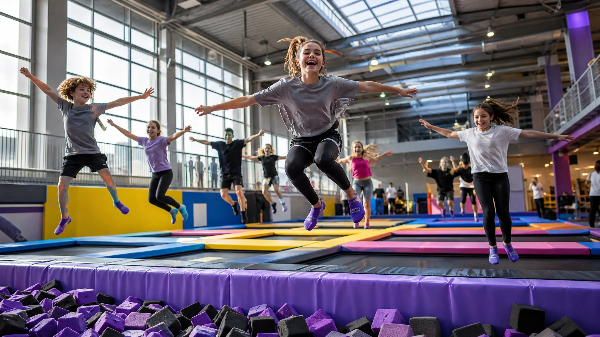Trampolinpark Leverkusen - die besten Angebote für Sprung, Spaß und Events