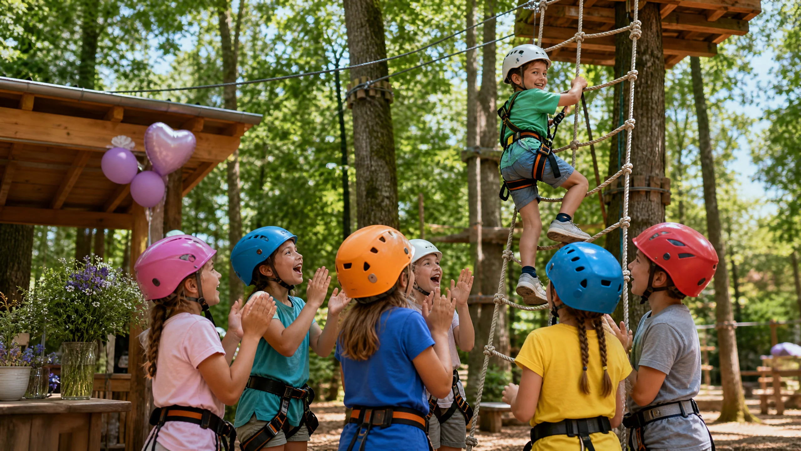 hochseilgarten kindergeburtstag - Hochseilgarten-Kindergeburtstag: Der Abenteuer-Guide für alle Jahreszeiten