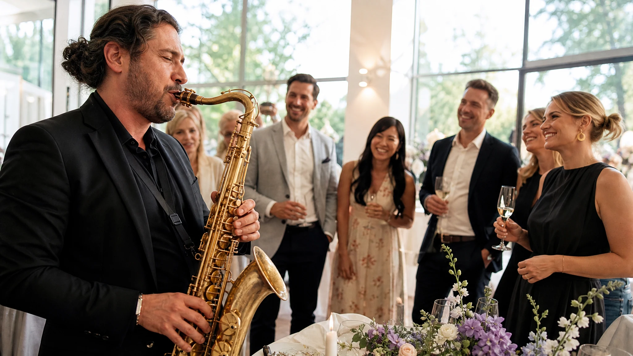 Saxophonspieler mieten: Mit Live-Sound, der bleibt