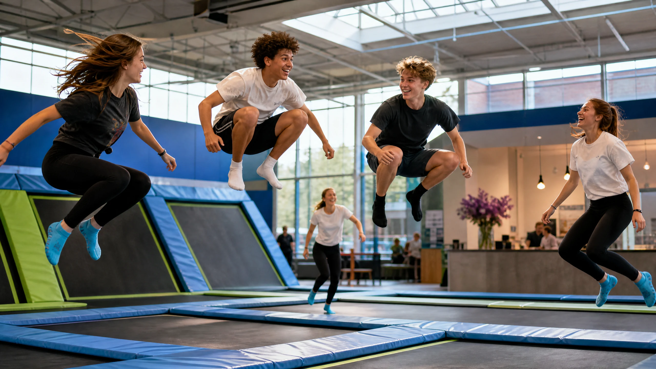 Trampolinpark Leverkusen - die besten Angebote für Sprung, Spaß und Events