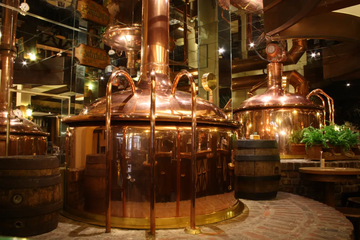 Brauerei Kessel Holzfass Lager