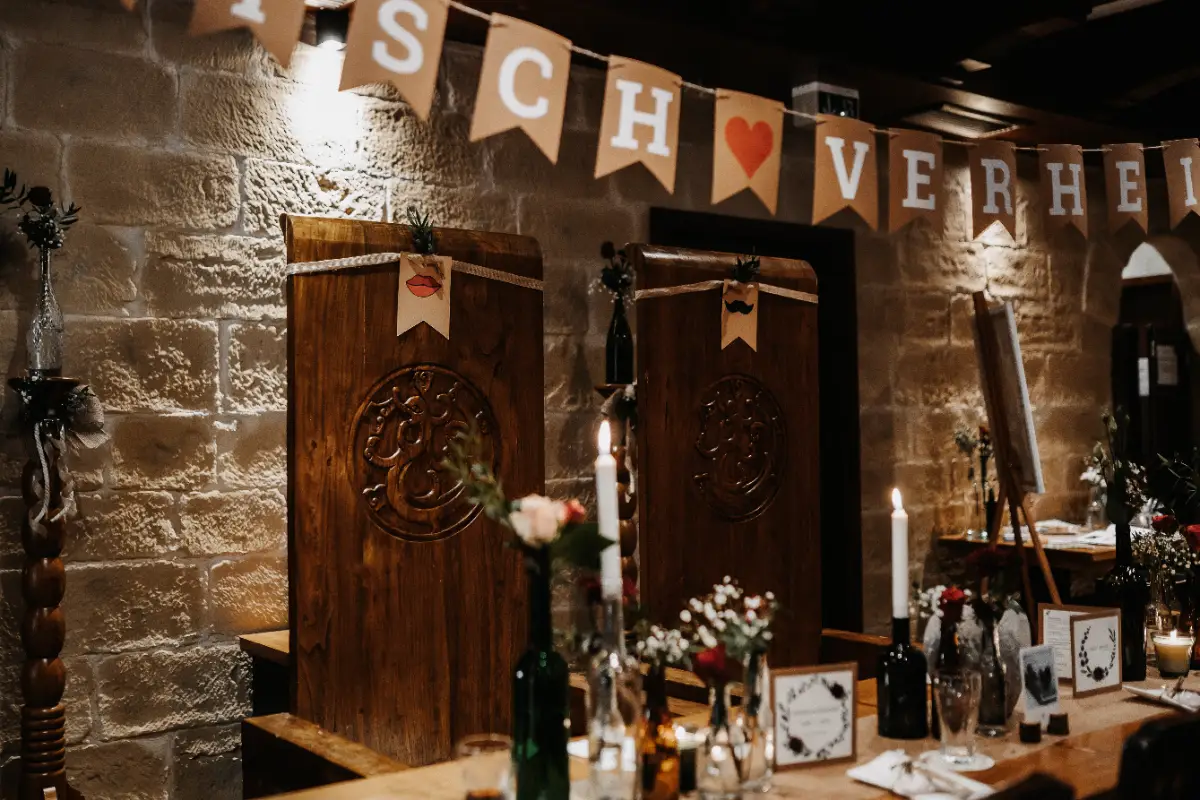 Rustikales Interieur Event Feier