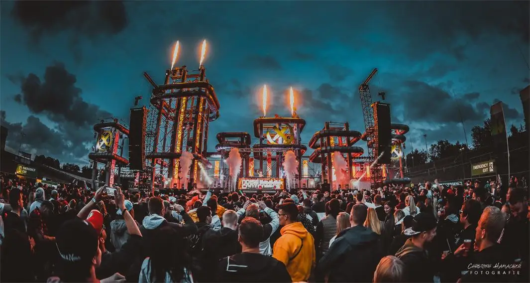 Musikfestival Ereignis Leute Szenen