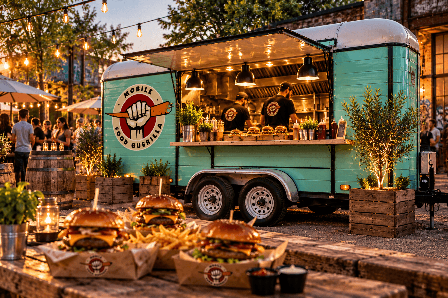 MFG Food-Trailer oder Live-Cooking Station