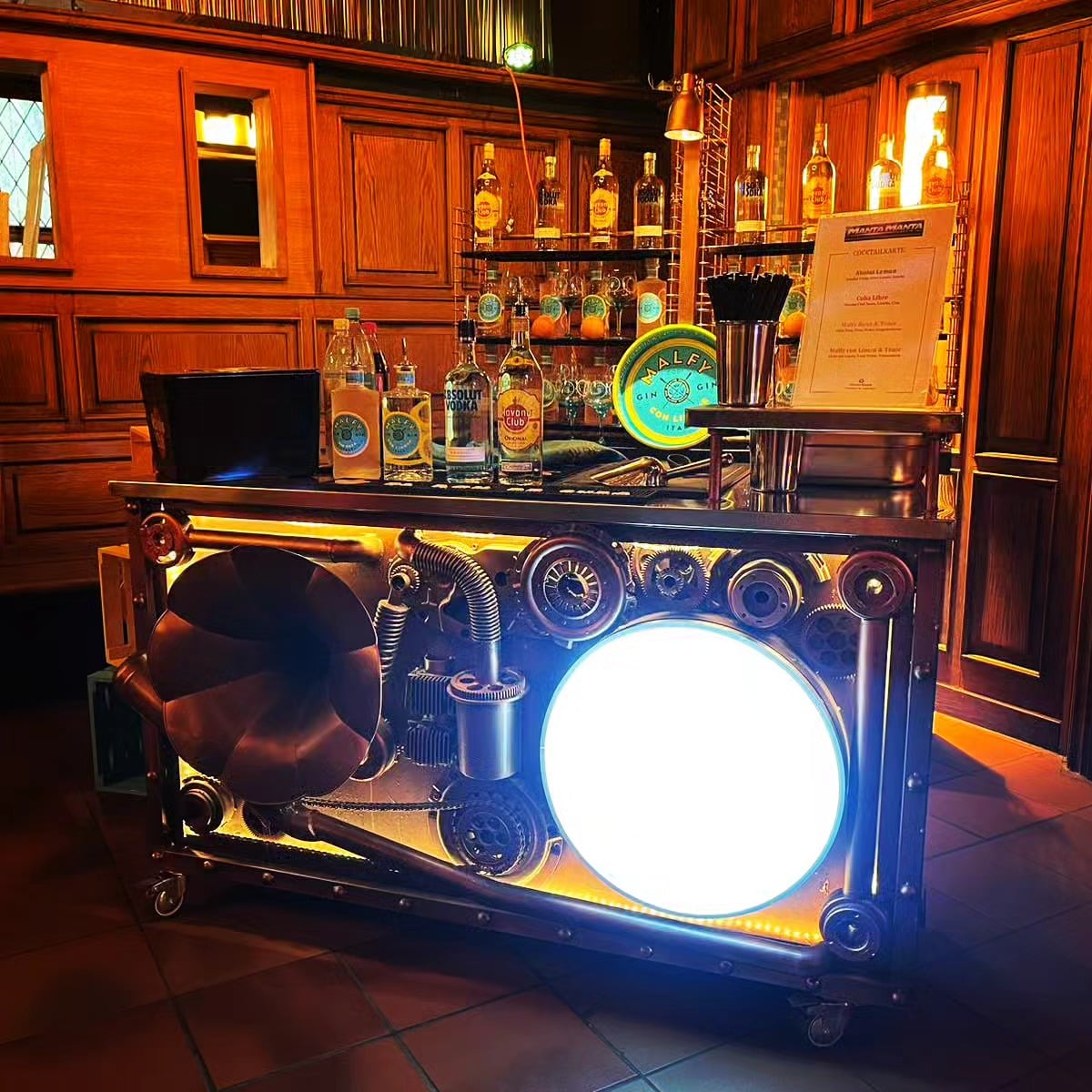 Steampunk-Cocktailbar von Der Barmann für besondere Events
