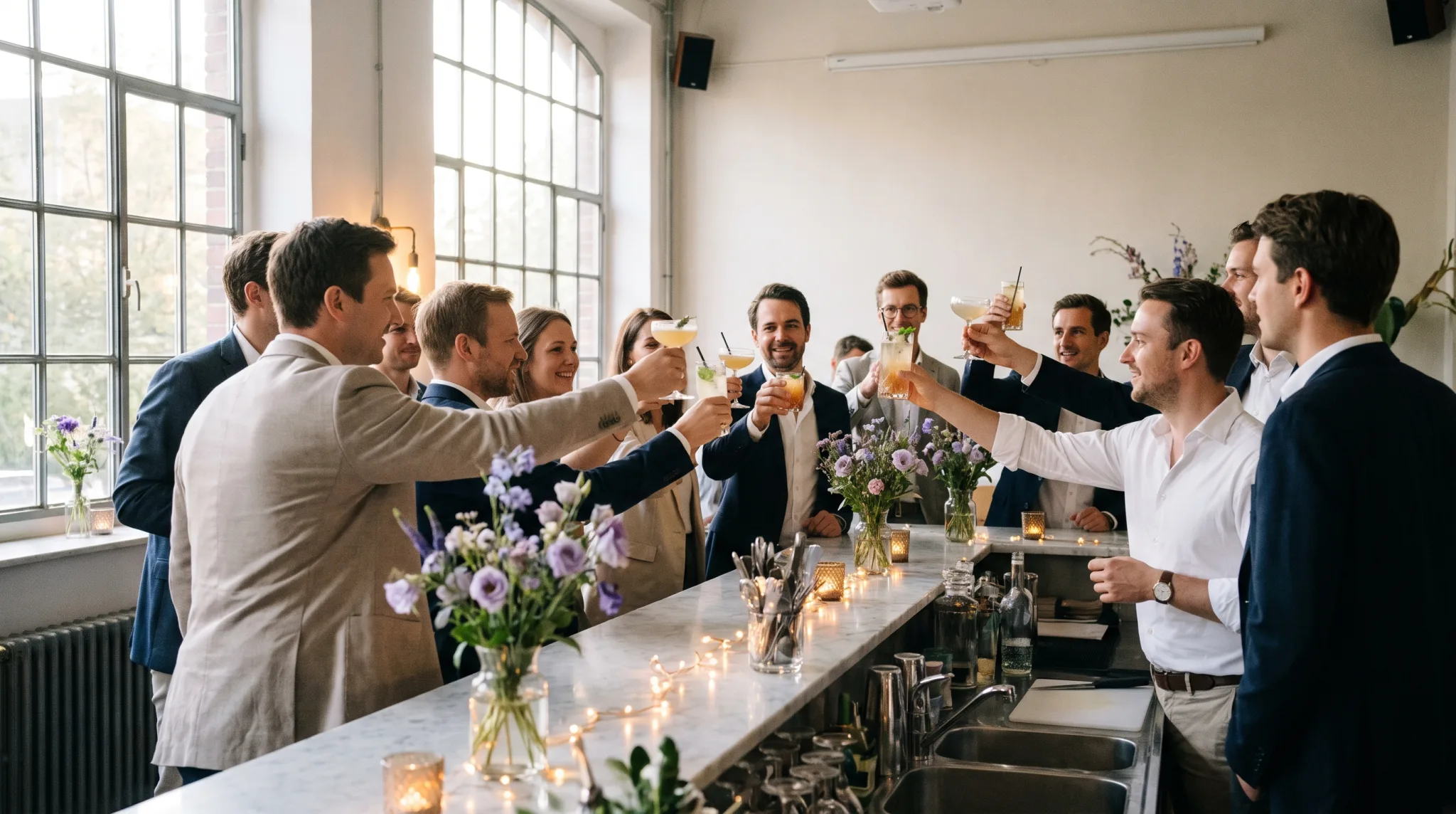 Exklusiv gemietete Cocktailbar für eine private Feier in Köln