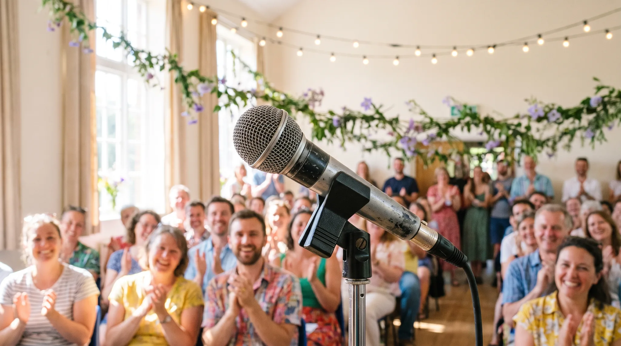 Show-Requisiten eines Entertainers bei einem Auftritt in Bonn