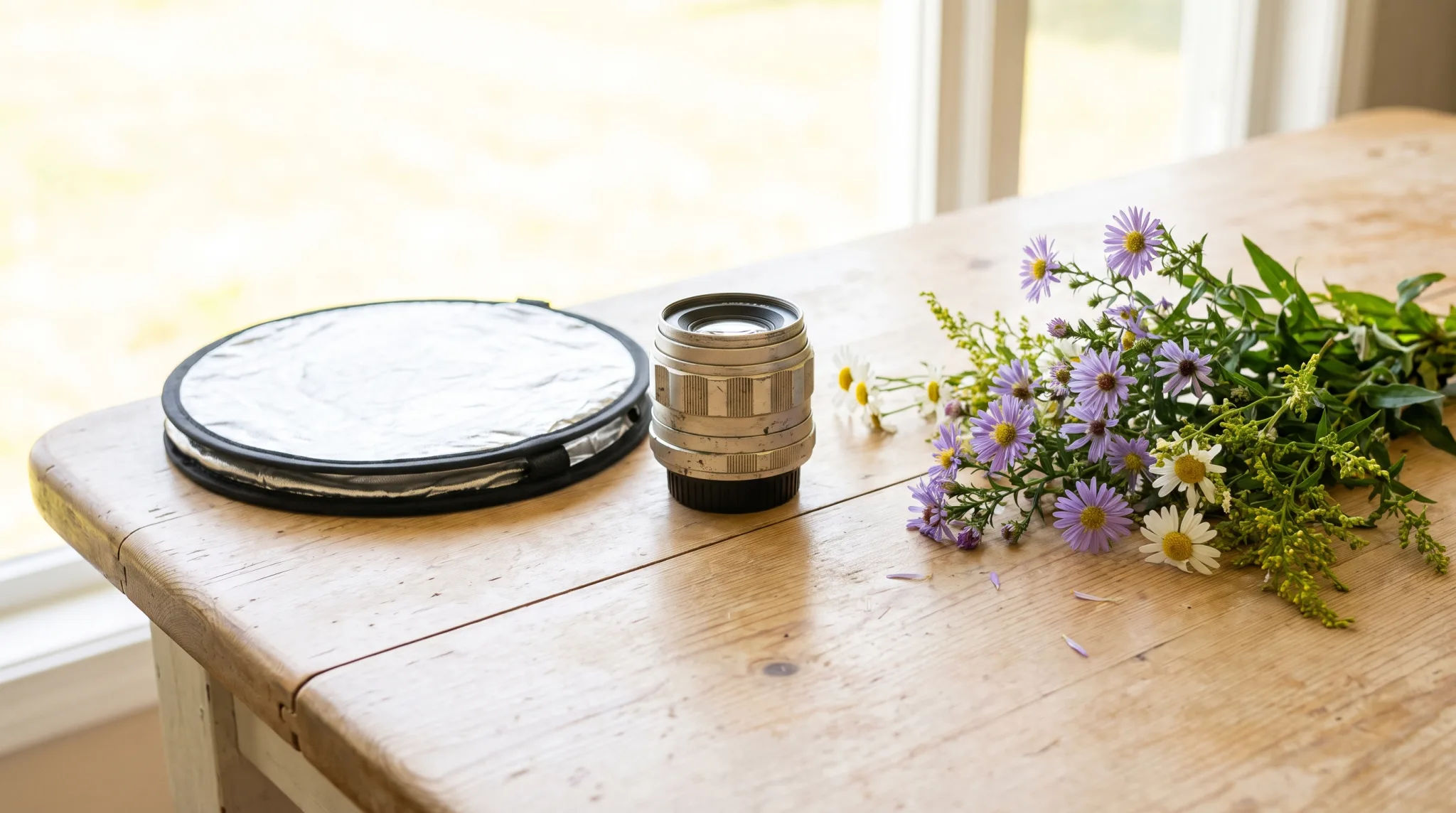 Kamera-Equipment eines Fotografen bei einer Hochzeit in Siegburg
