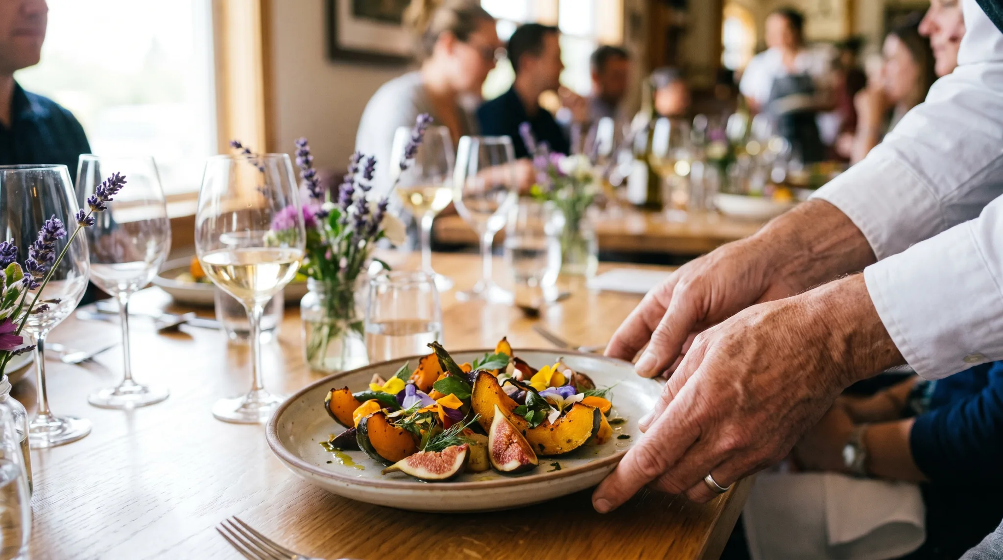 Reserviertes Separee in einem Restaurant in Düsseldorf für eine private Feier