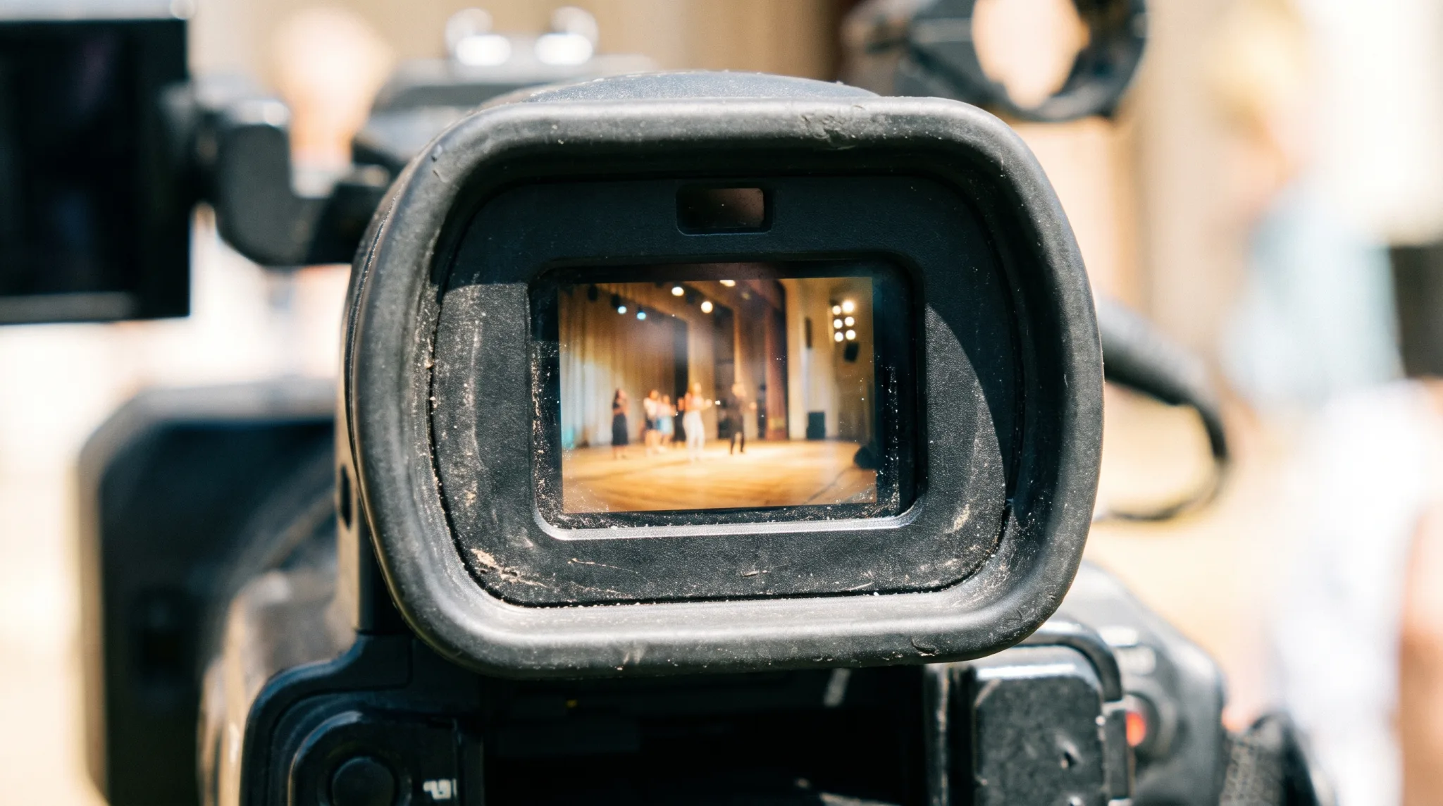 Kameraequipment eines Videografen bei einem Dreh in Düsseldorf